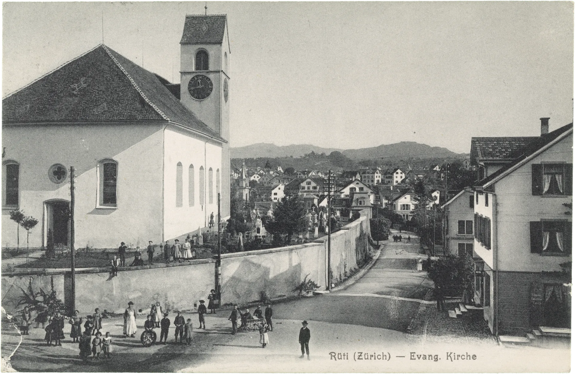 Rüti (Zürich) – Evang. Kirche – Vorderseite