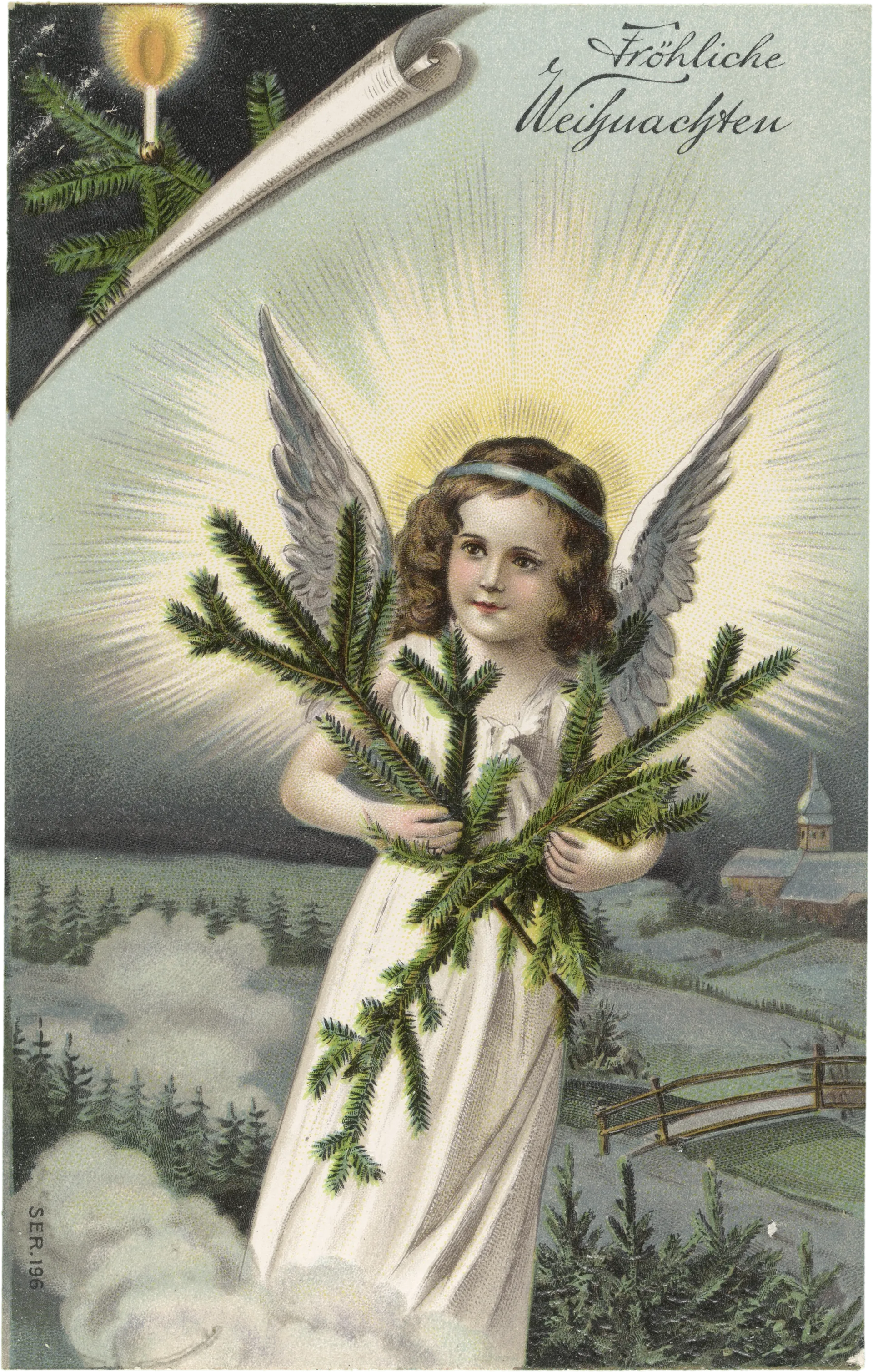 Frühliche Weihnachten – Vorderseite