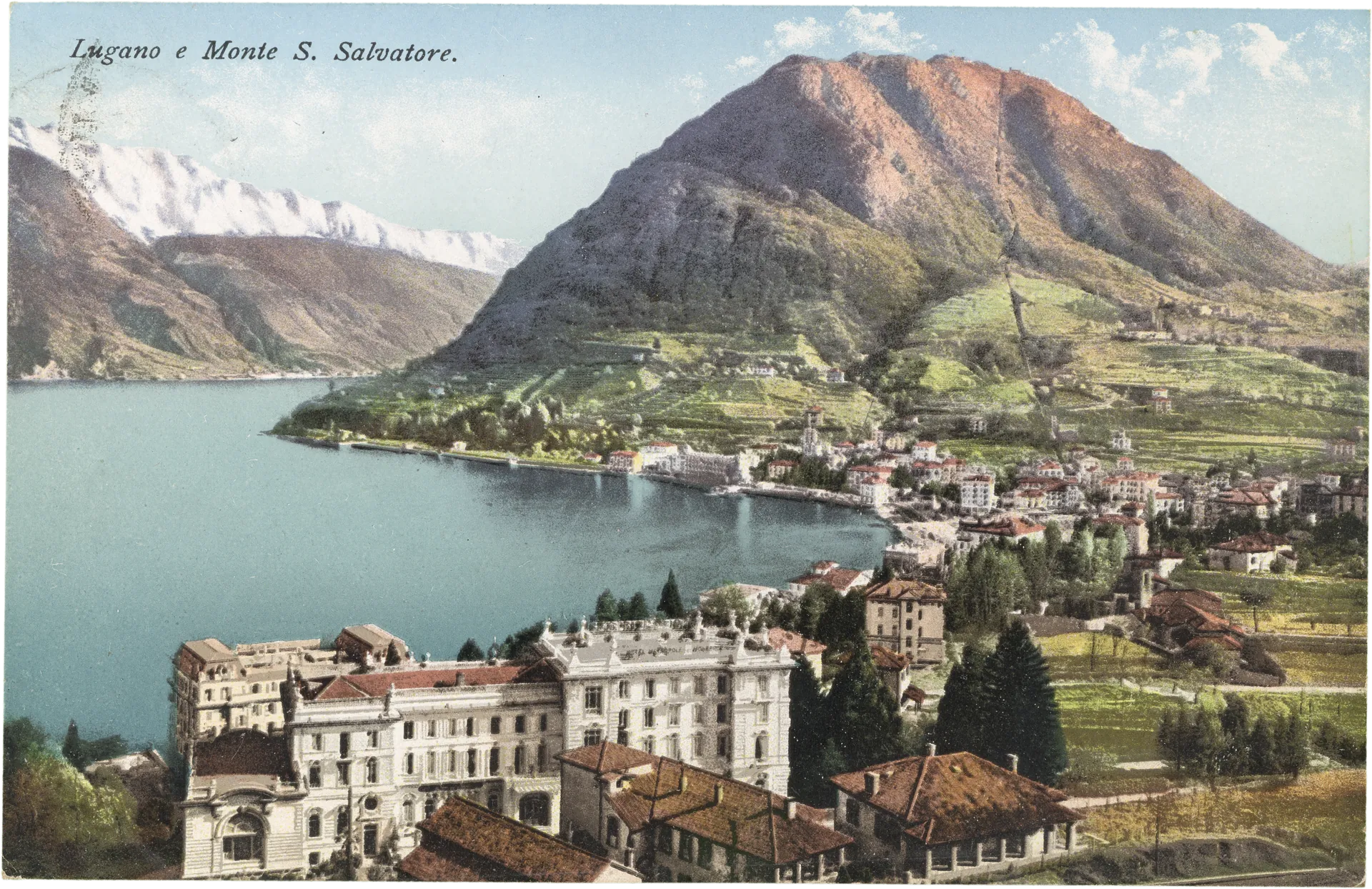 Lugano e Monte S. Salvatore. – Vorderseite