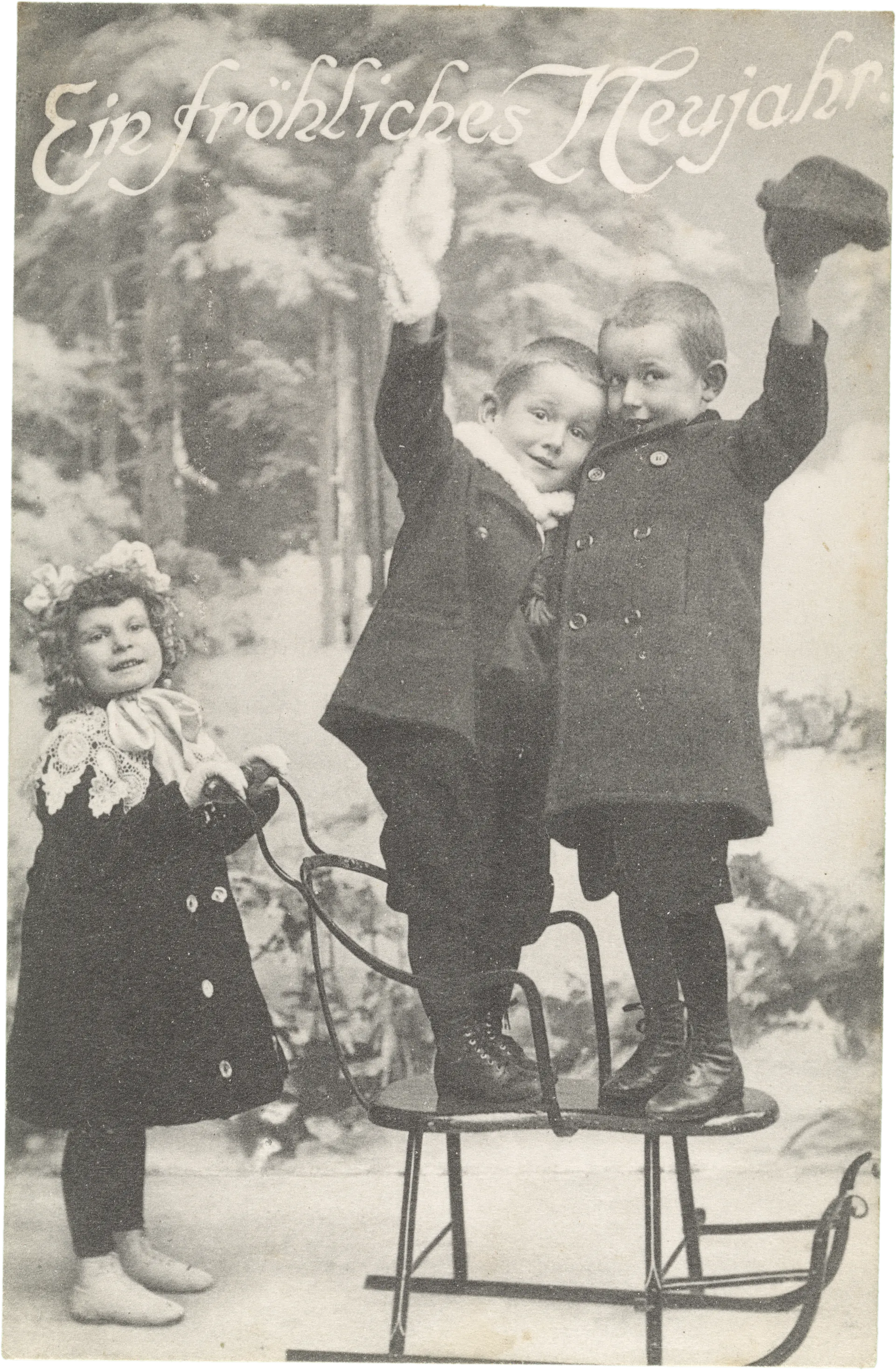 Ein frühliches Neujahr – Vorderseite