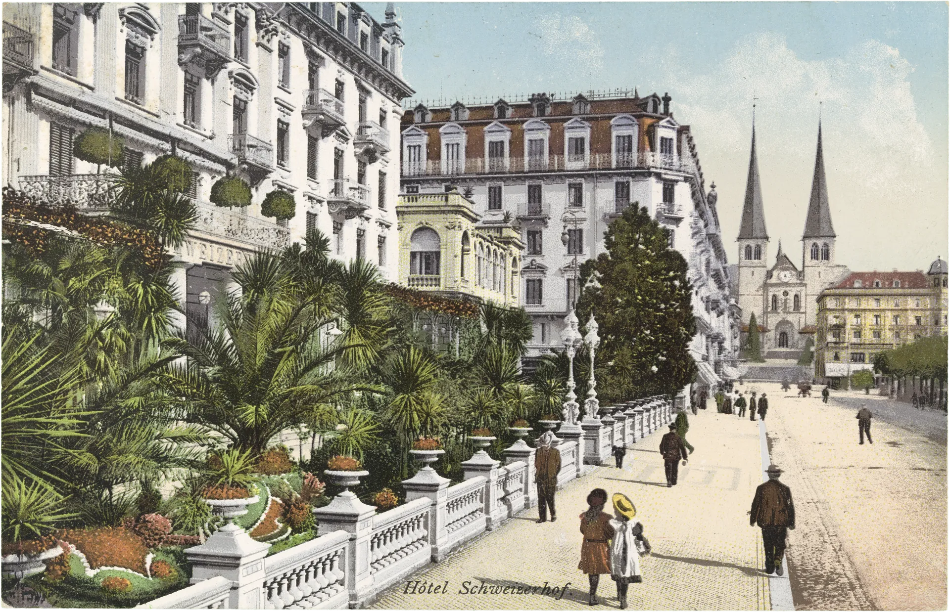 Hôtel Schweizerhof, Luzern – Vorderseite