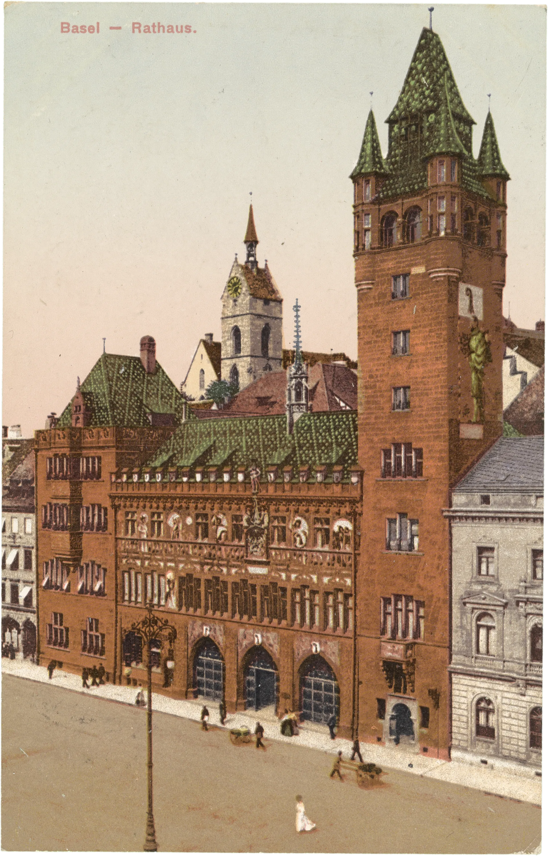 Basel - Rathaus. – Vorderseite