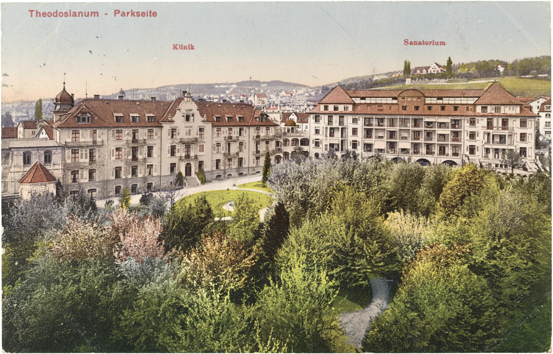 Theodosianum • Privatspital Zürich – Vorderseite