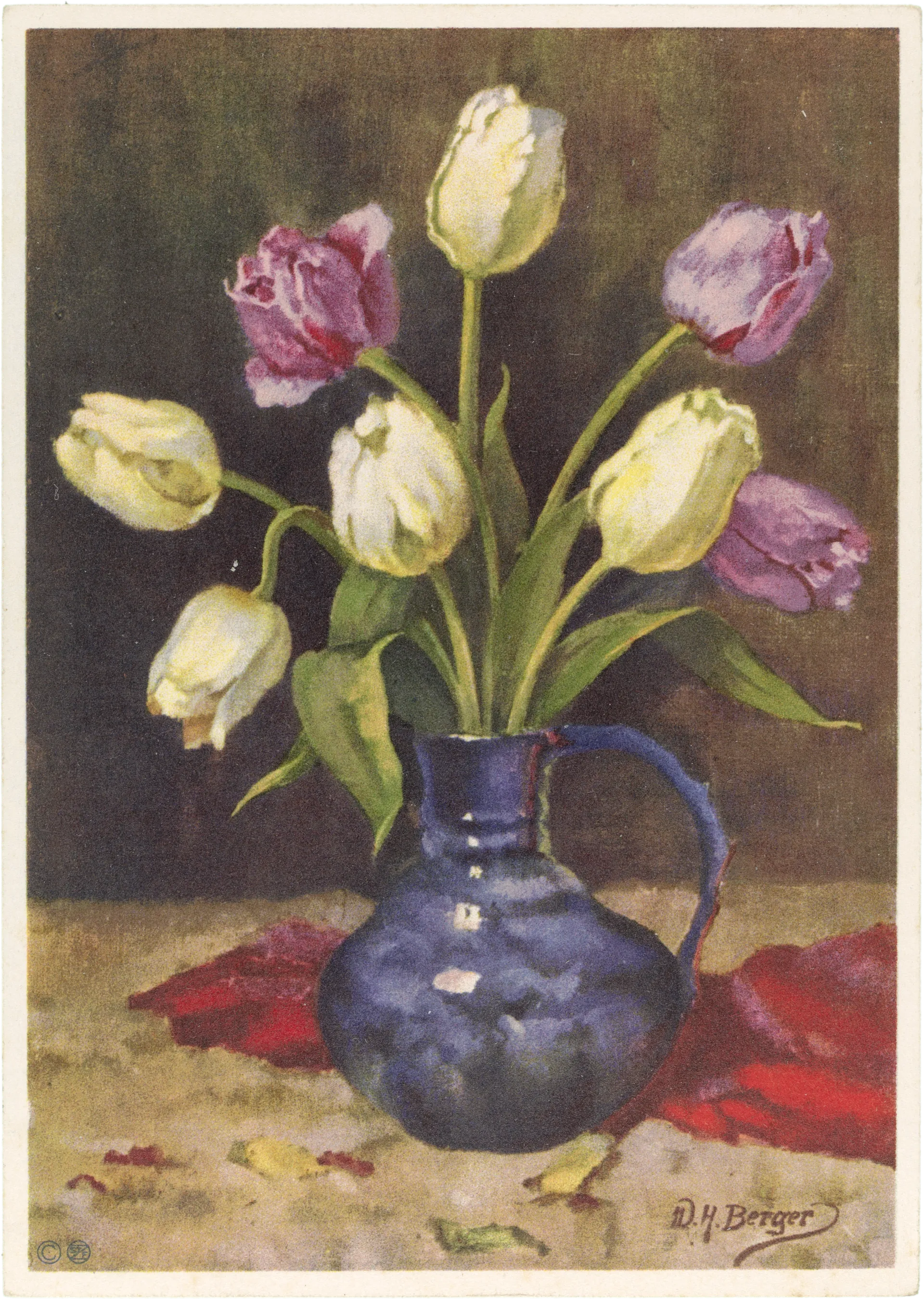 Blumenvase – Vorderseite